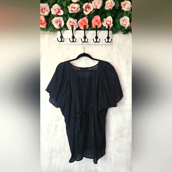 MXMK Black & Silver Pinstriped Tunic (NWOT) - Picture 3 of 6